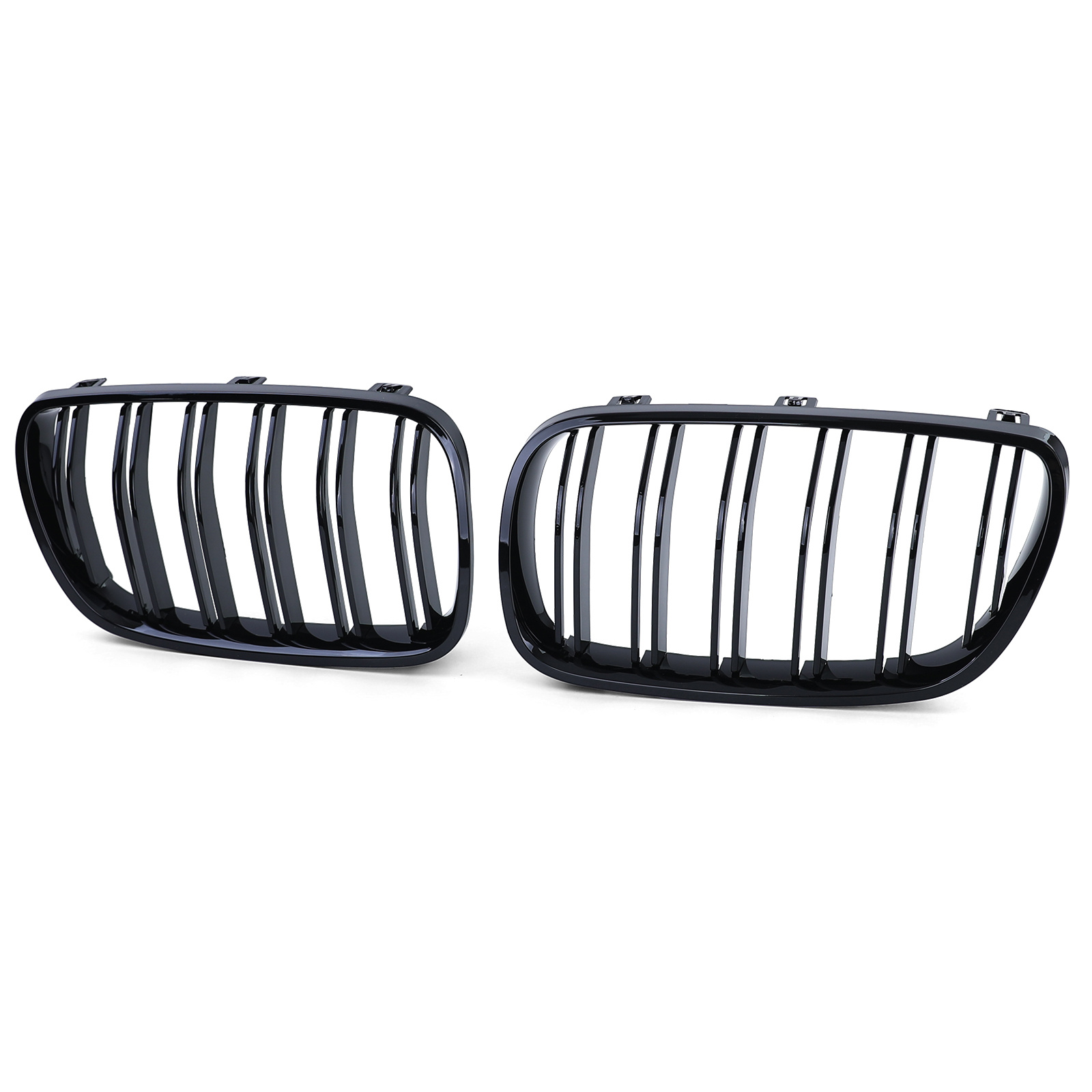 Grill nieren - geschikt voor BMW X3 E83 06-11 - Sportieve look - Dubbele stang