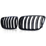 Grill nieren - geschikt voor BMW X3 E83 06-11 - Sportieve look - Dubbele stang
