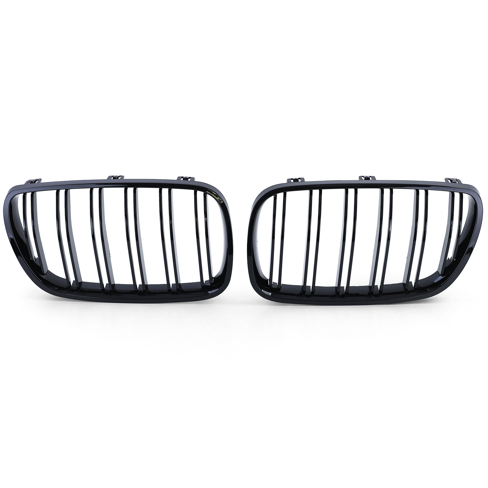 Grill nieren - geschikt voor BMW X3 E83 06-11 - Sportieve look - Dubbele stang
