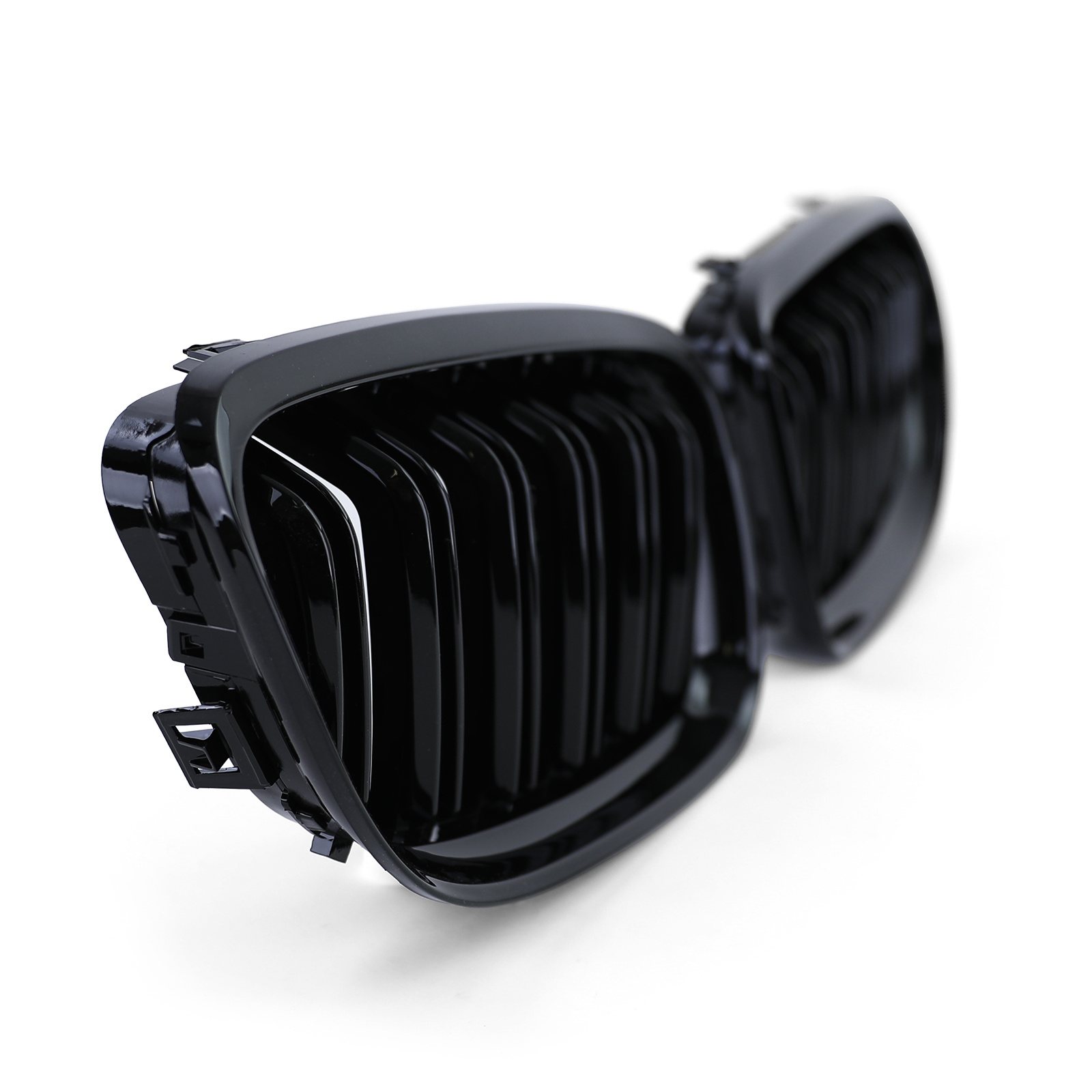 Grill nieren - BMW 3 Serie E90 E91 08-12 - Sportieve look - Zwart glans