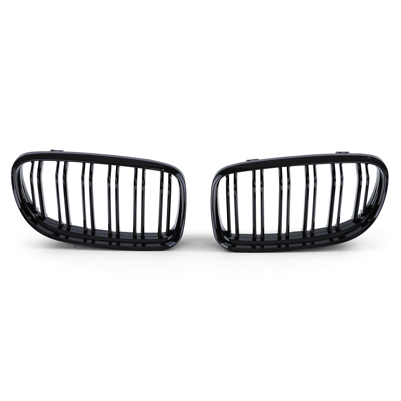 Grill nieren geschikt voor BMW 3 Serie E90 E91 08-12 - Sportieve look - Zwart glans