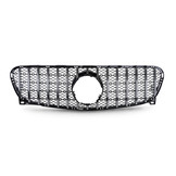 Autogrille - Mercedes GLA X156 13-16 - Zwart glans/chroom - Sportieve look
