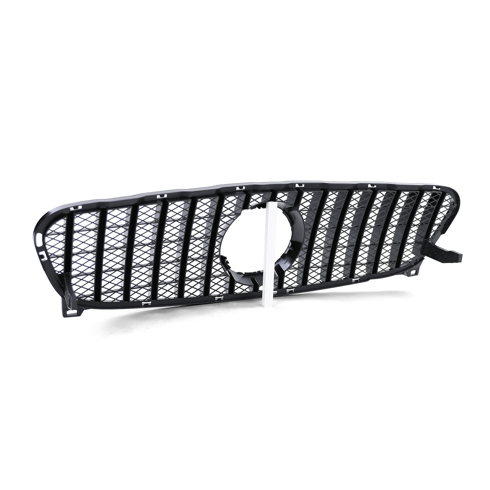Autogrille - geschikt voor Mercedes GLA X156 13-16 - Zwart glans/chroom - Sportieve look