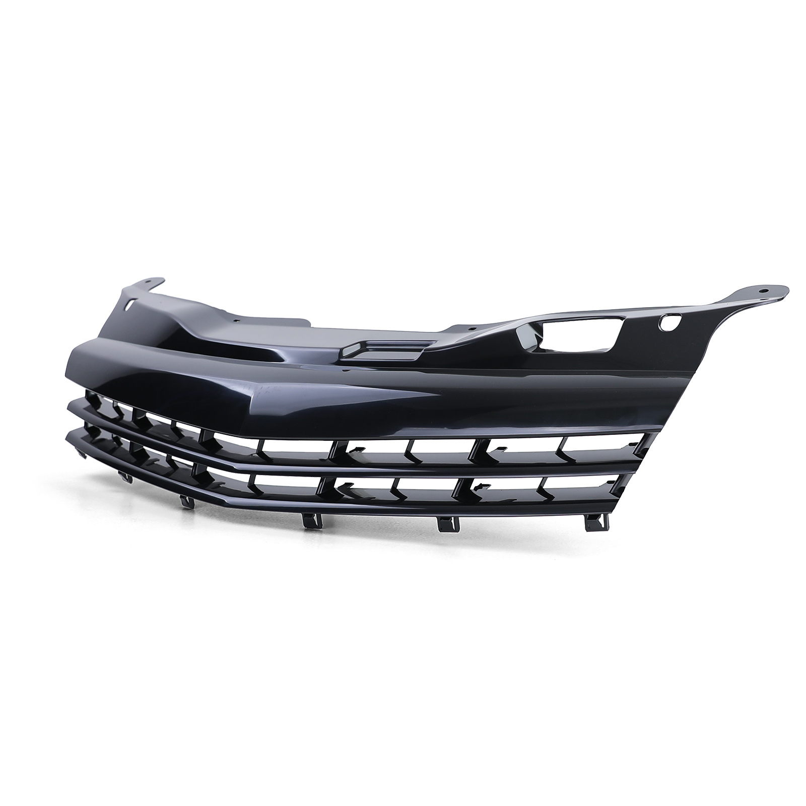 Autogrille - Opel Astra H GTC TwinTop 05-10 - Badgeloos - Sportief Zwart