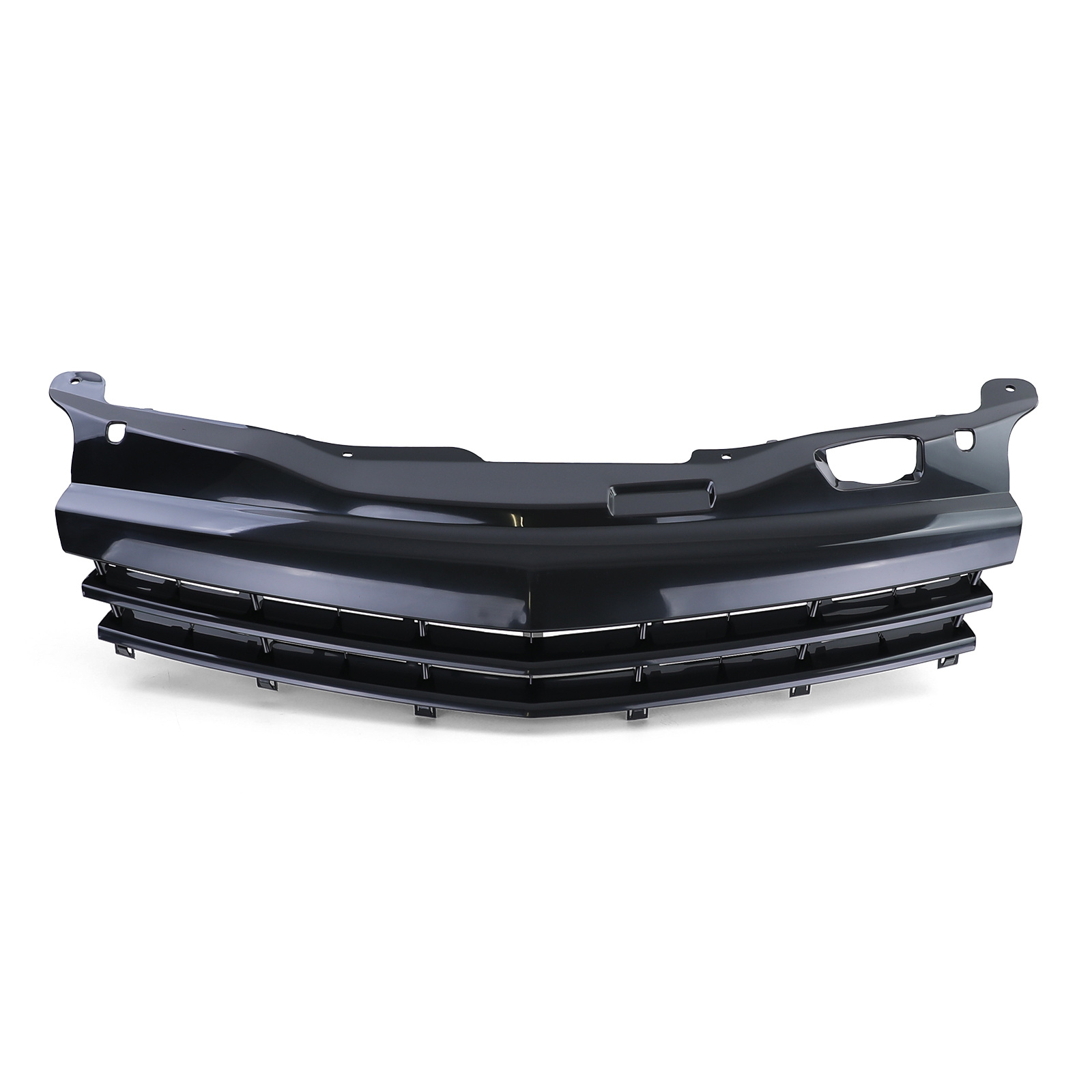 Autogrille - Opel Astra H GTC TwinTop 05-10 - Badgeloos - Sportief Zwart