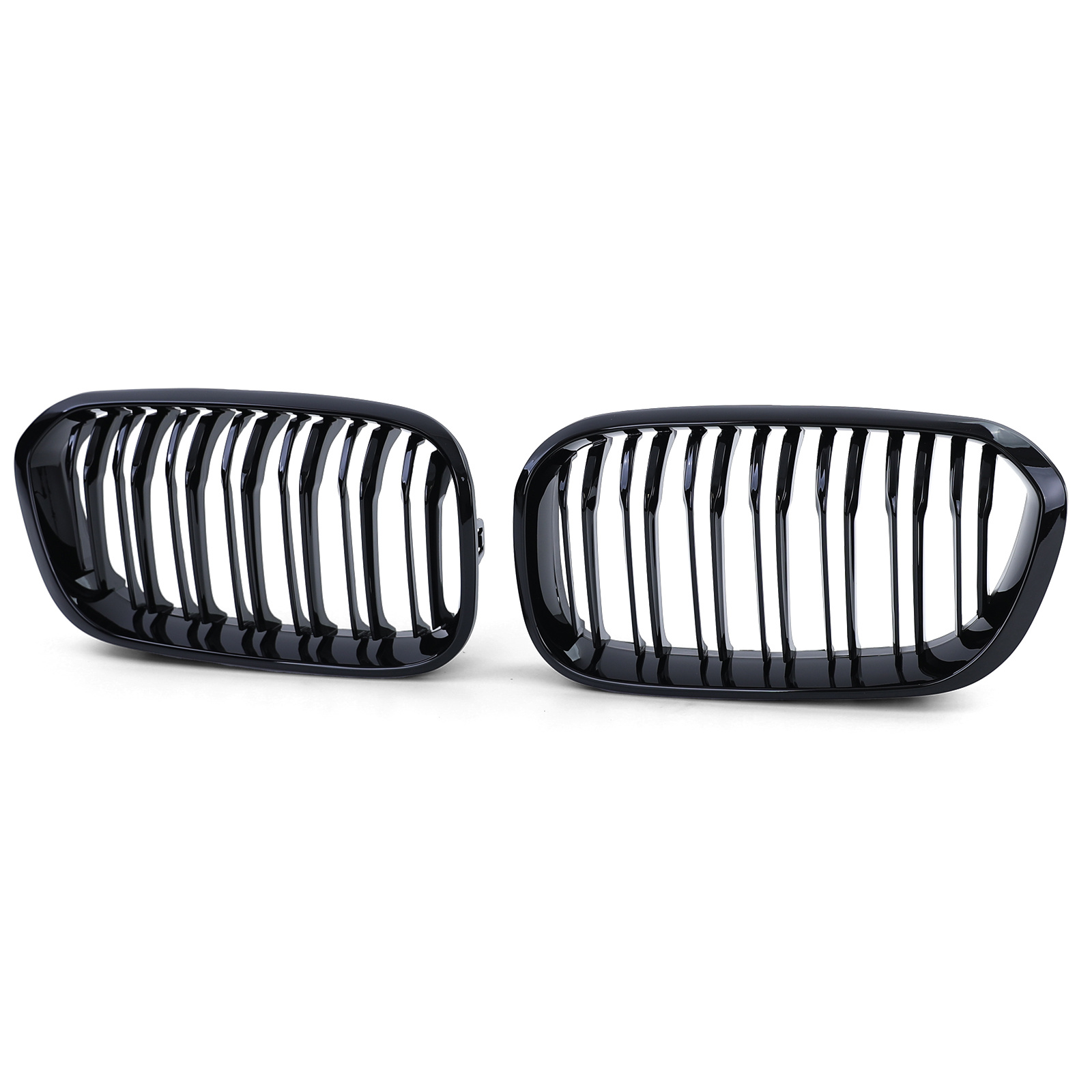 Sportgrille - BMW 1 Serie F20 F21 15-19 - Dubbele stang - Zwart glans