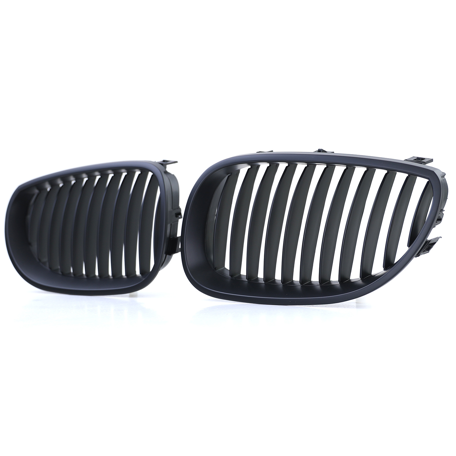 Autogrille - BMW 5 Serie E60 E61 03-10 - Sport rooster - Performance zwart mat
