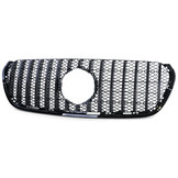 Autogrille geschikt voor Mercedes X-klasse W470 17-20 - Sportieve look - Glanzend zwart