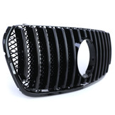 Autogrille geschikt voor Mercedes X-klasse W470 17-20 - Sportieve look - Glanzend zwart