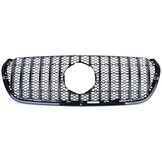 Autogrille - Mercedes X-klasse W470 17-20 - Sportieve look - Glanzend zwart