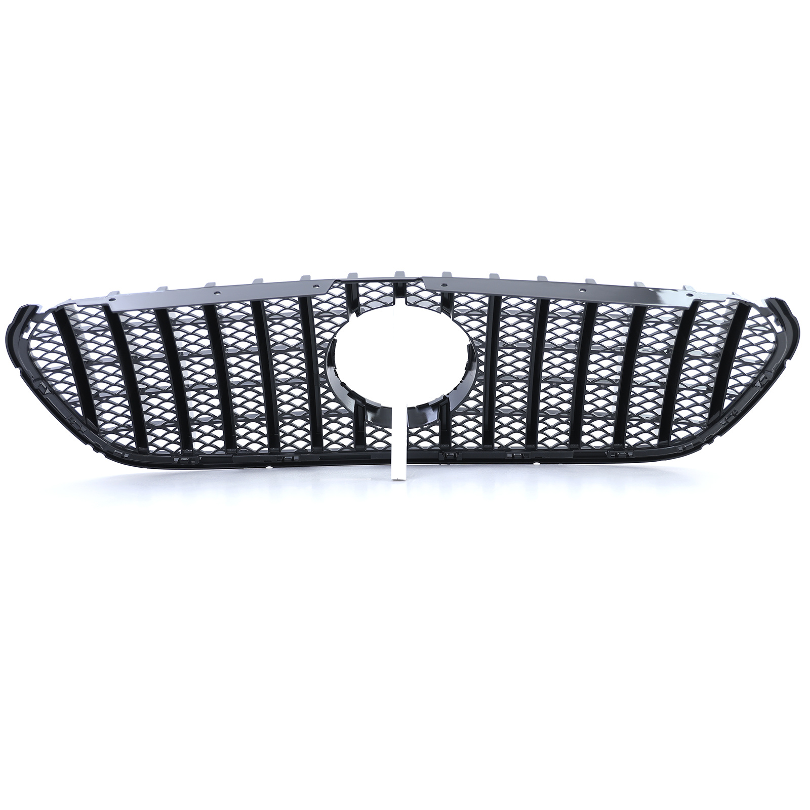 Autogrille geschikt voor Mercedes X-klasse W470 17-20 - Sportieve look - Glanzend zwart