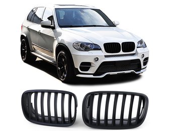 Autogrille - BMW X5 E70 X6 E71 - Sportief - Performance Zwart Mat