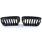 Autogrille geschikt voor BMW X5 E70 X6 E71 - Sportief - Performance Zwart Mat