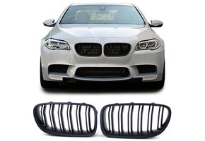 Sportgrille geschikt voor BMW F10 F11 10-17 - Dubbele stang - Performance mat