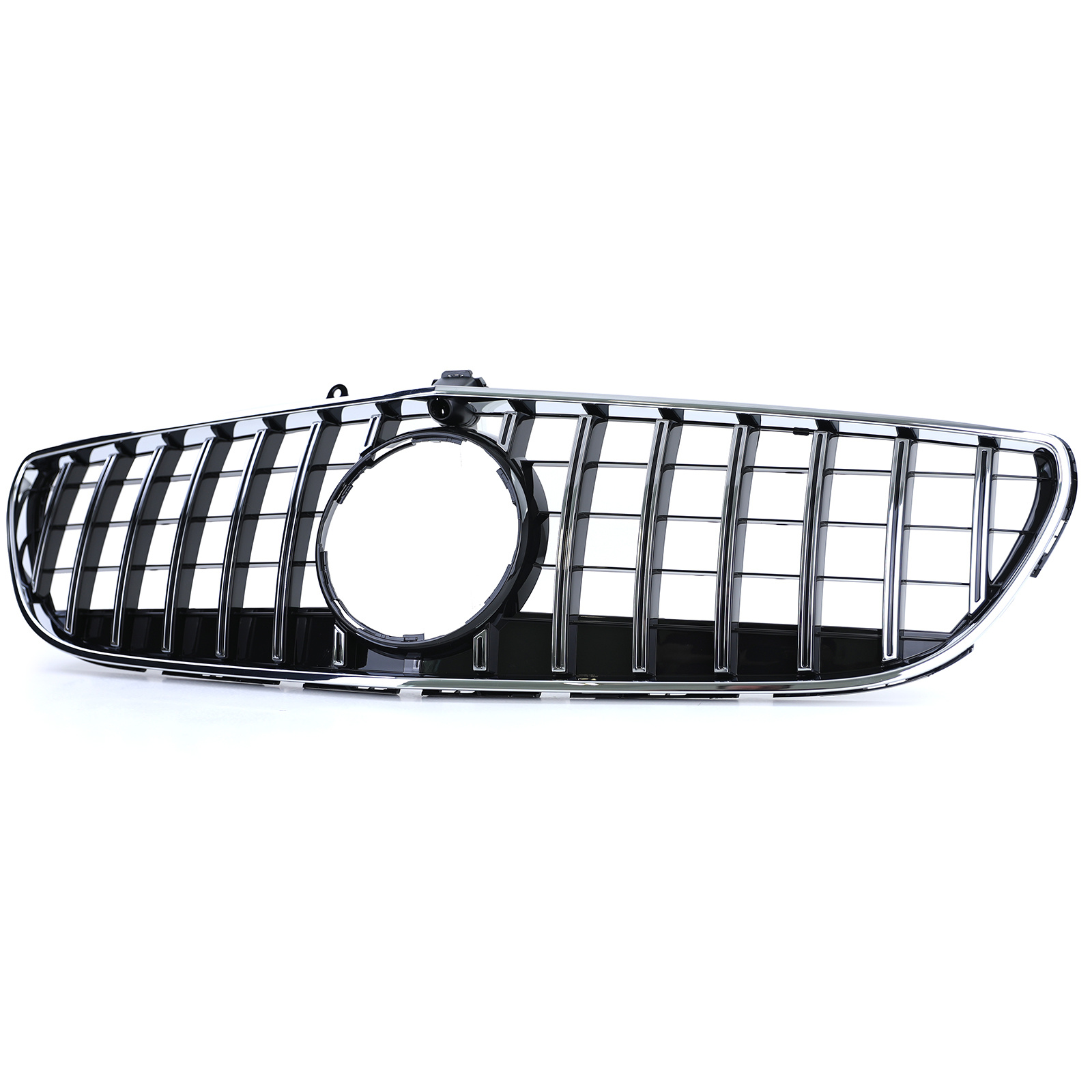 Autogrille geschikt voor Mercedes CLS C218 Facelift 14-18 - Chroom/Glans Zwart - Sport Optiek