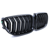 Sportgrille - BMW 6 serie F06 F12 F13 - Double Bar - Glanzend zwart