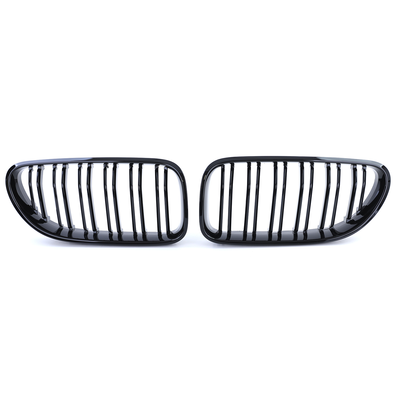 Sportgrille - geschikt voor BMW 6 serie F06 F12 F13 - Double Bar - Glanzend zwart