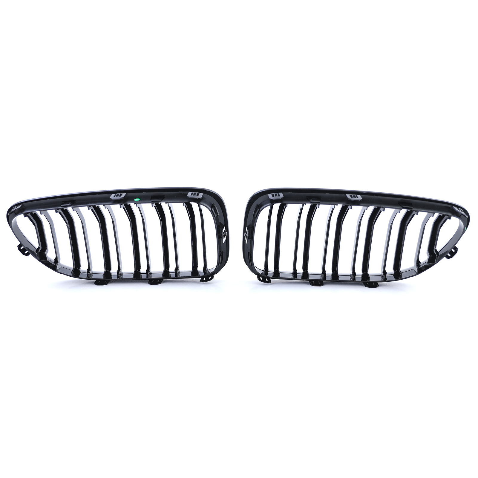 Sportgrille - BMW 6 serie F06 F12 F13 - Double Bar - Glanzend zwart
