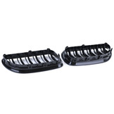 Sportgrille - BMW 6 serie F06 F12 F13 - Double Bar - Glanzend zwart