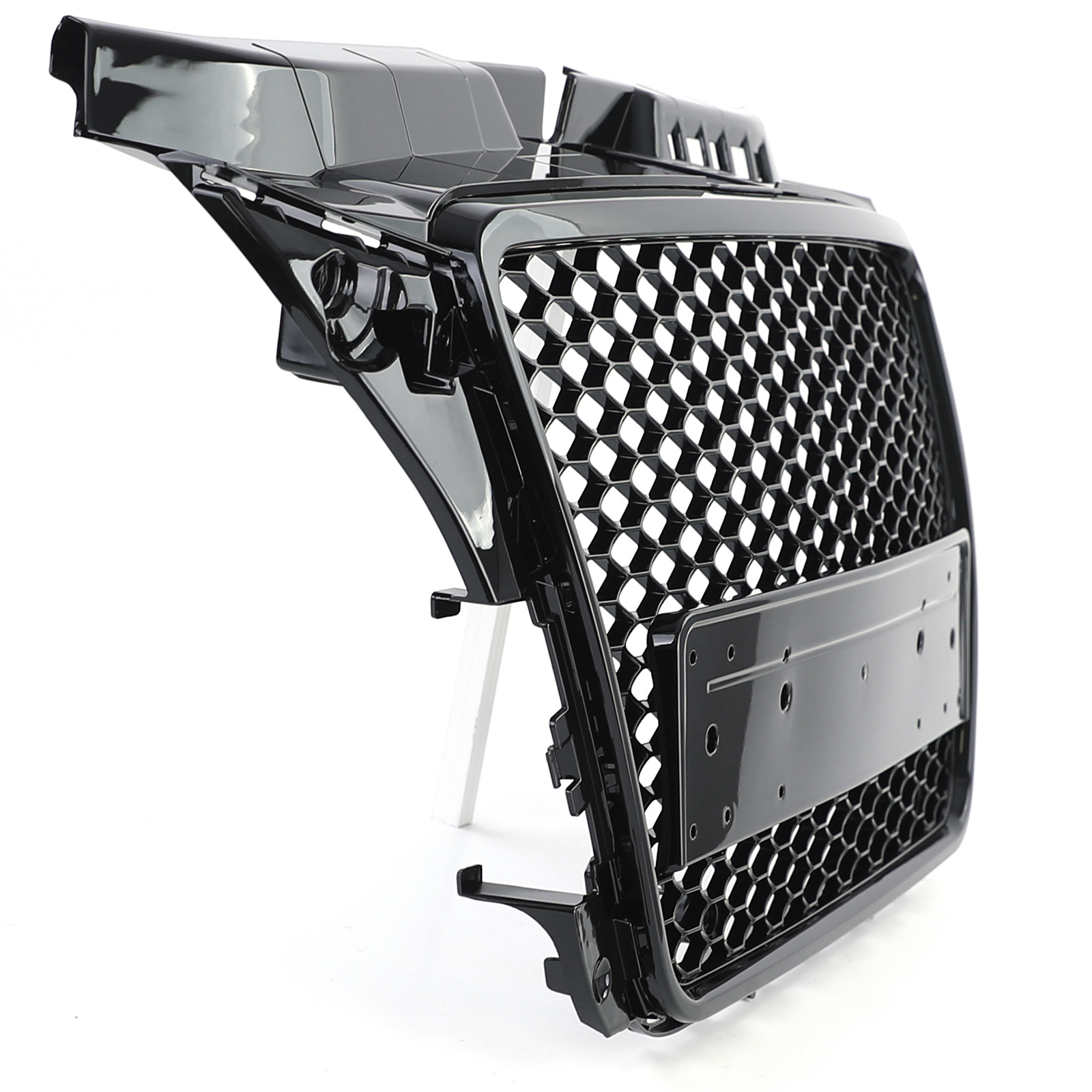 Honingraat grill - Audi A3 8P 08-13 - ZWART GLANS - Sportoptiek