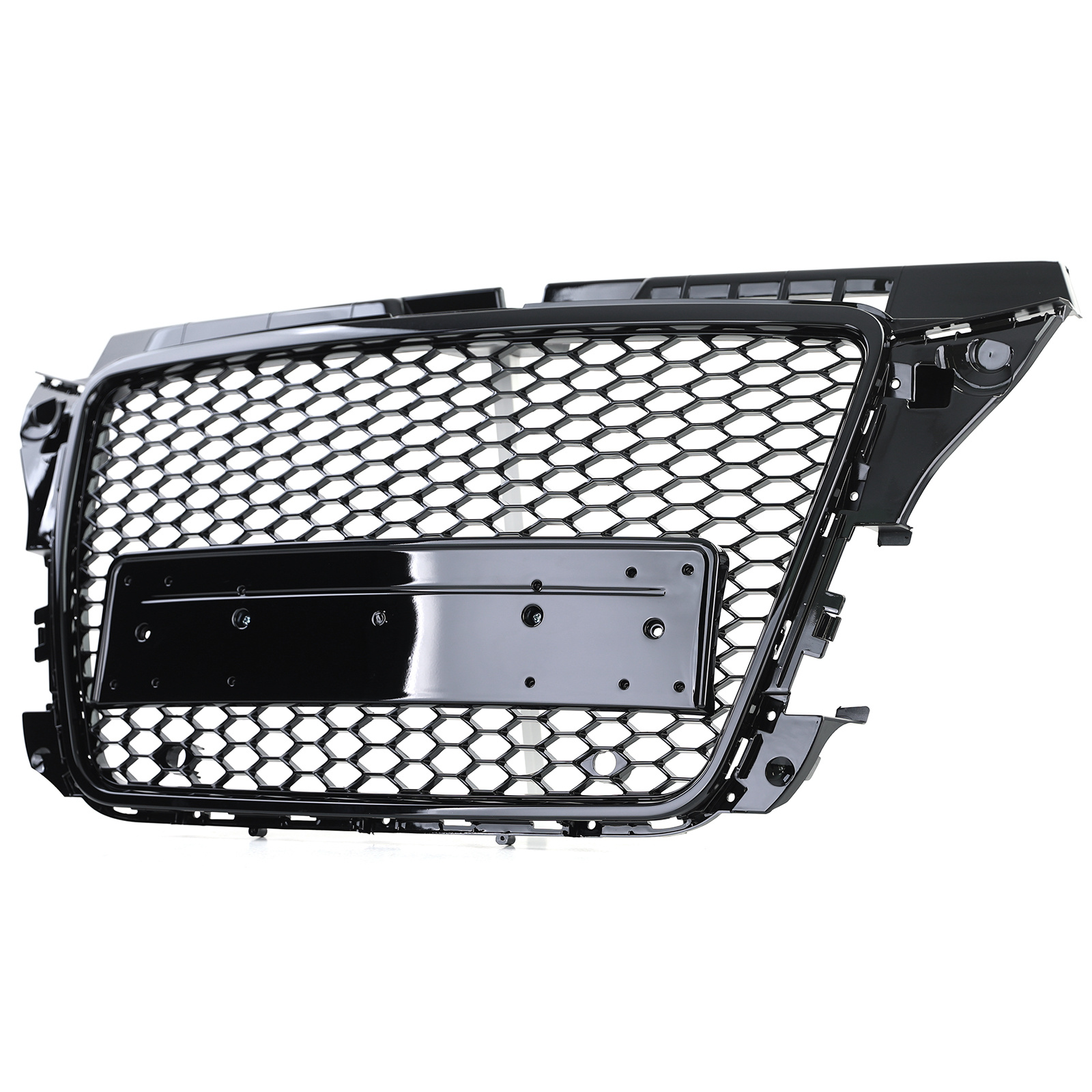 Honingraat grill - Audi A3 8P 08-13 - ZWART GLANS - Sportoptiek