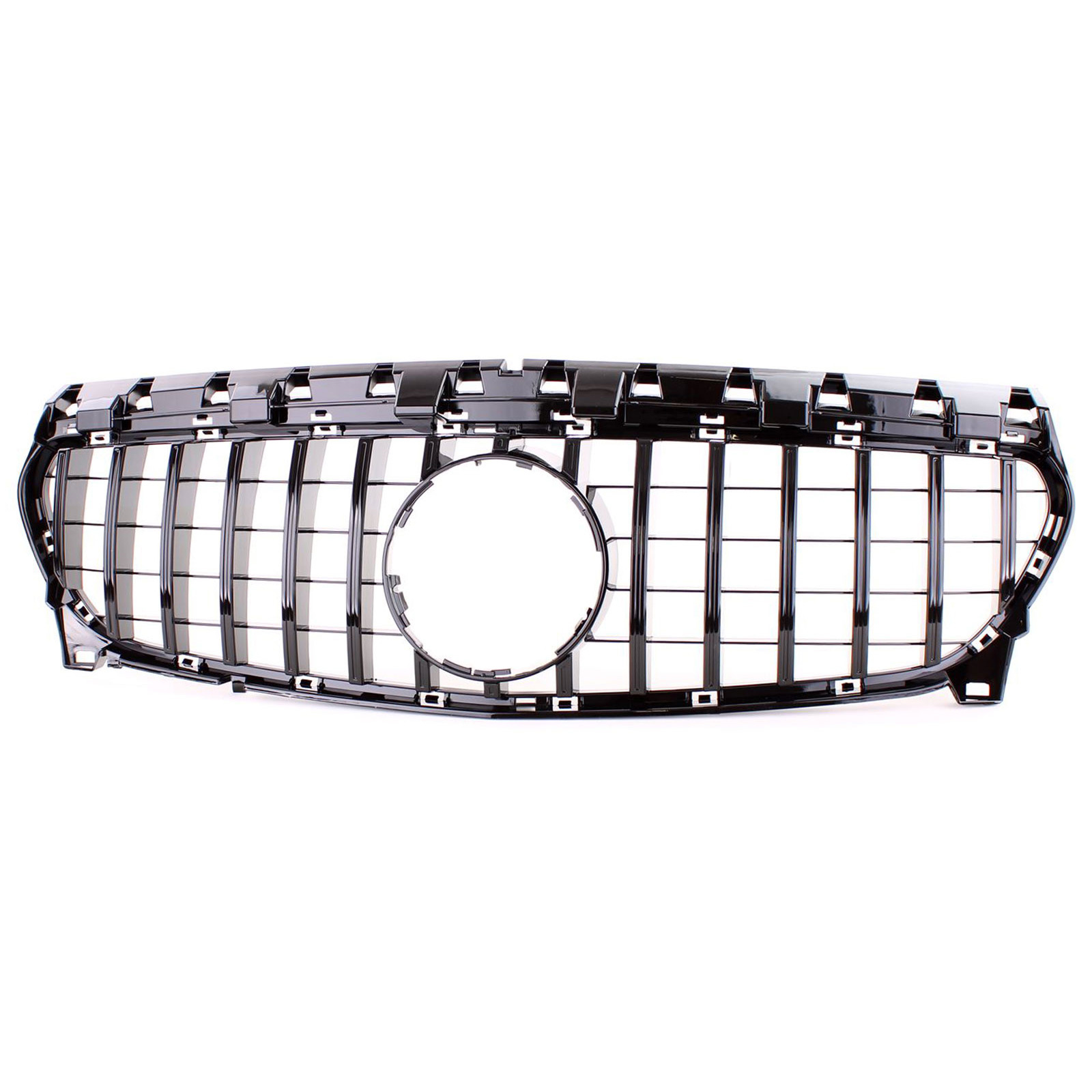 Autogrille geschikt voor Mercedes CLA X117 Shooting Brake 15-19 - Sport optiek - Zwart glans