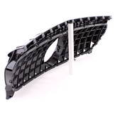 Autogrille geschikt voor Mercedes CLA X117 Shooting Brake 15-19 - Sport optiek - Zwart glans