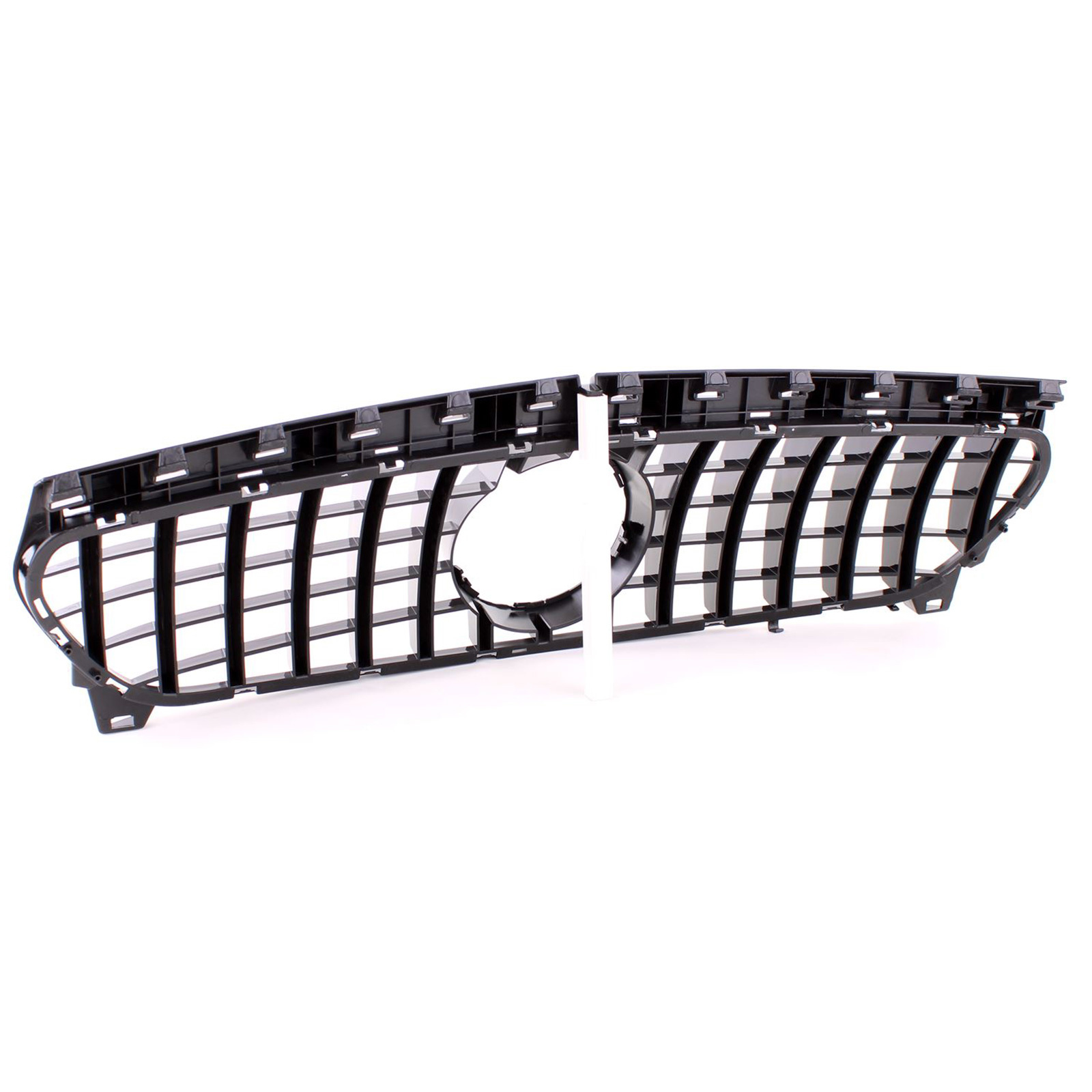 Autogrille geschikt voor Mercedes CLA X117 Shooting Brake 15-19 - Sport optiek - Zwart glans