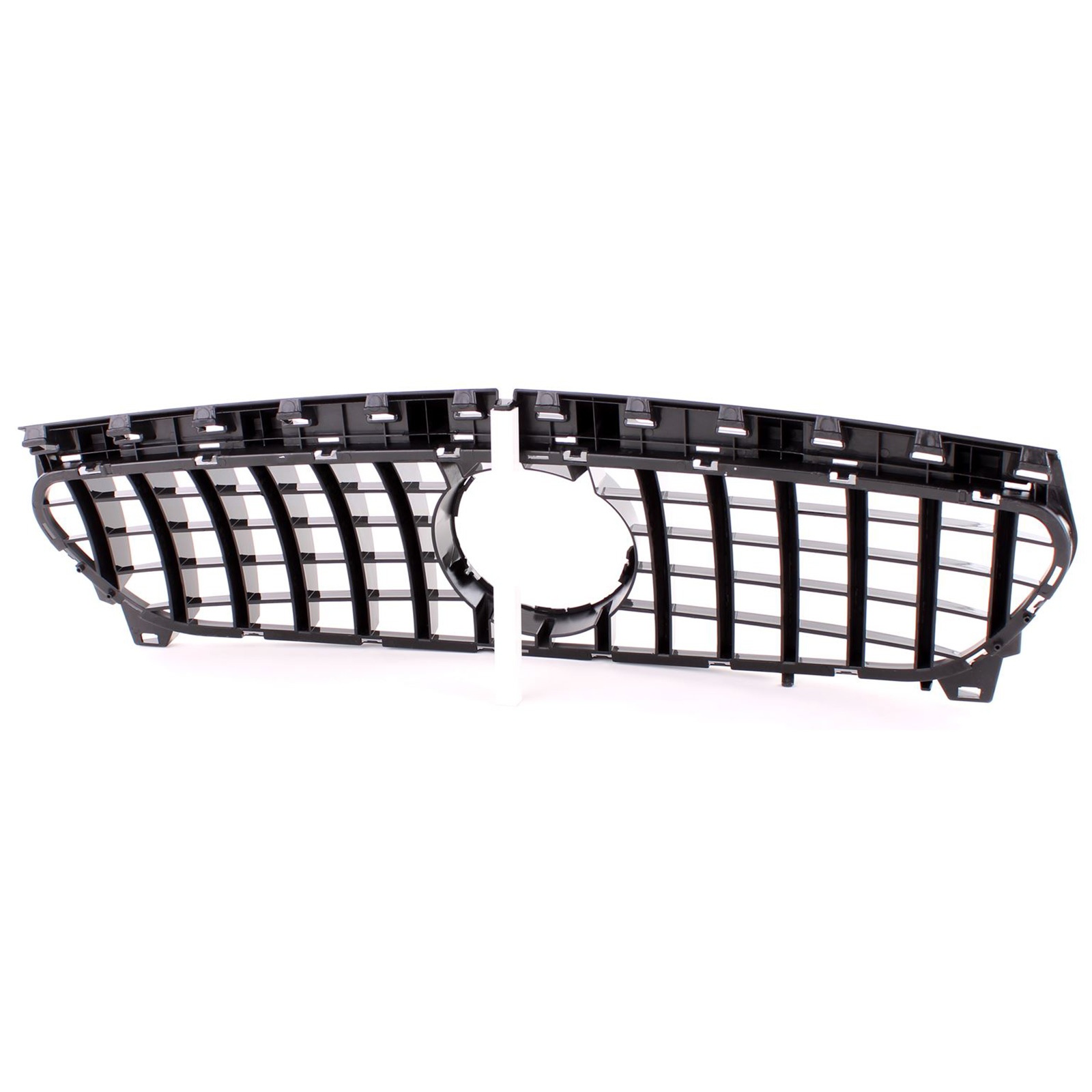 Autogrille geschikt voor Mercedes CLA X117 Shooting Brake 15-19 - Sport optiek - Zwart glans