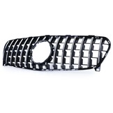Autogrille - Mercedes GLA X156 17-21 - Zwart/Chroom - Sportieve look