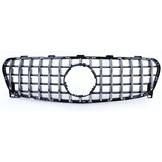 Autogrille - Mercedes GLA X156 17-21 - Zwart/Chroom - Sportieve look