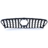 Autogrille - Mercedes GLA X156 17-21 - Zwart/Chroom - Sportieve look