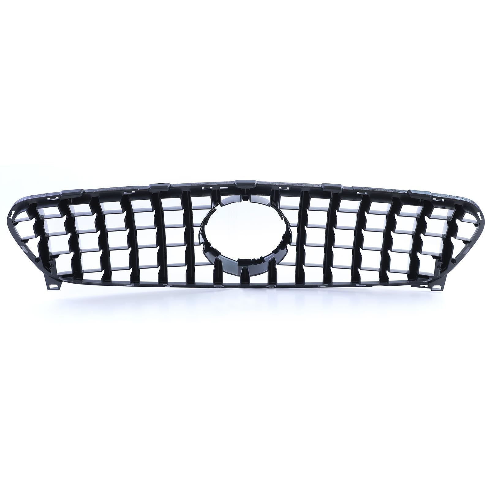 Autogrille geschikt voor Mercedes GLA X156 17-21 - Zwart/Chroom - Sportieve look