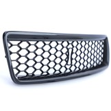 Honingraat Grill geschikt voor Audi A4 B5 94-01 - Badgeloze Sport Optiek - Glanzend Zwart