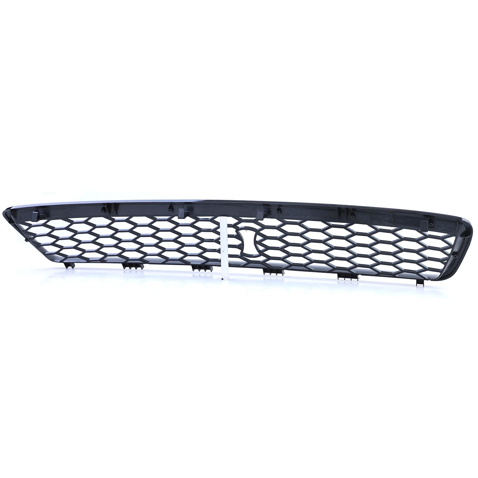 Honingraat Grill geschikt voor Audi A4 B5 94-01 - Badgeloze Sport Optiek - Glanzend Zwart