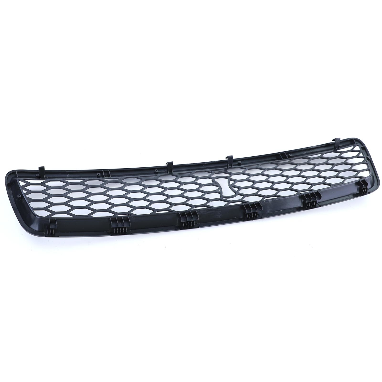 Honingraat Grill geschikt voor Audi A4 B5 94-01 - Badgeloze Sport Optiek - Glanzend Zwart