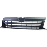 Autogrille geschikt voor VW Bus T5.2 Facelift 09-15 - Badgeloos Zwart Mat - Sportieve Look