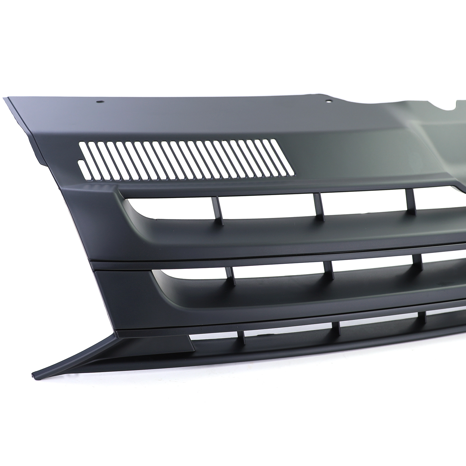 Autogrille geschikt voor VW Bus T5.2 Facelift 09-15 - Badgeloos Zwart Mat - Sportieve Look