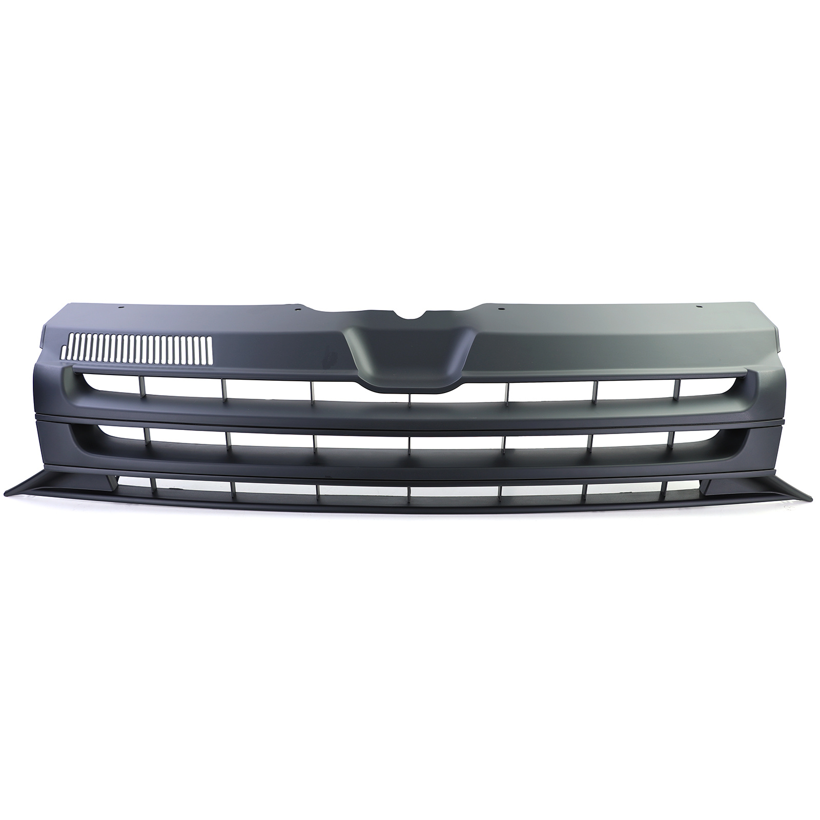 Autogrille geschikt voor VW Bus T5.2 Facelift 09-15 - Badgeloos Zwart Mat - Sportieve Look
