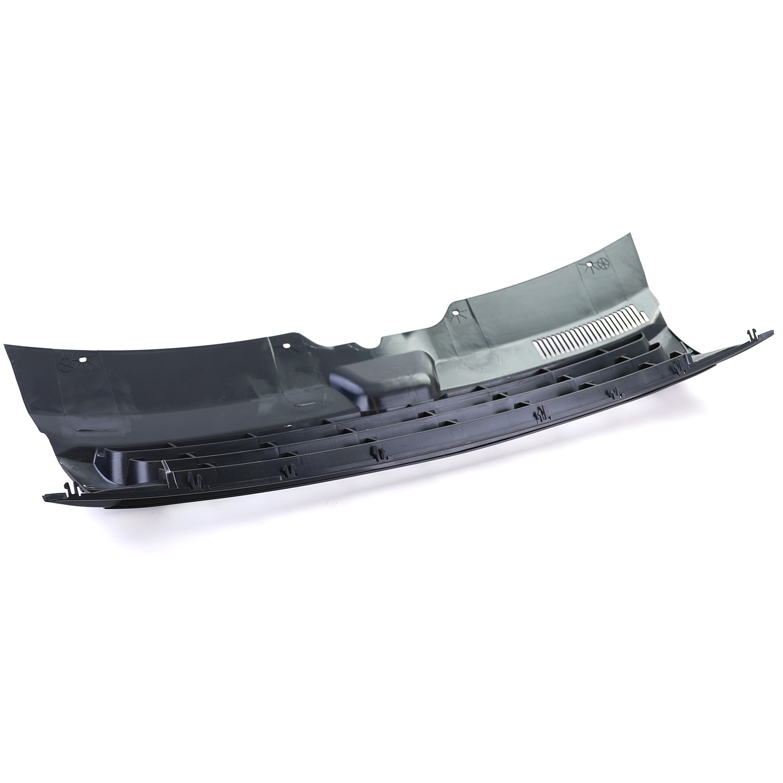 Autogrille geschikt voor VW Bus T5.2 Facelift 09-15 - Badgeloos Zwart Mat - Sportieve Look