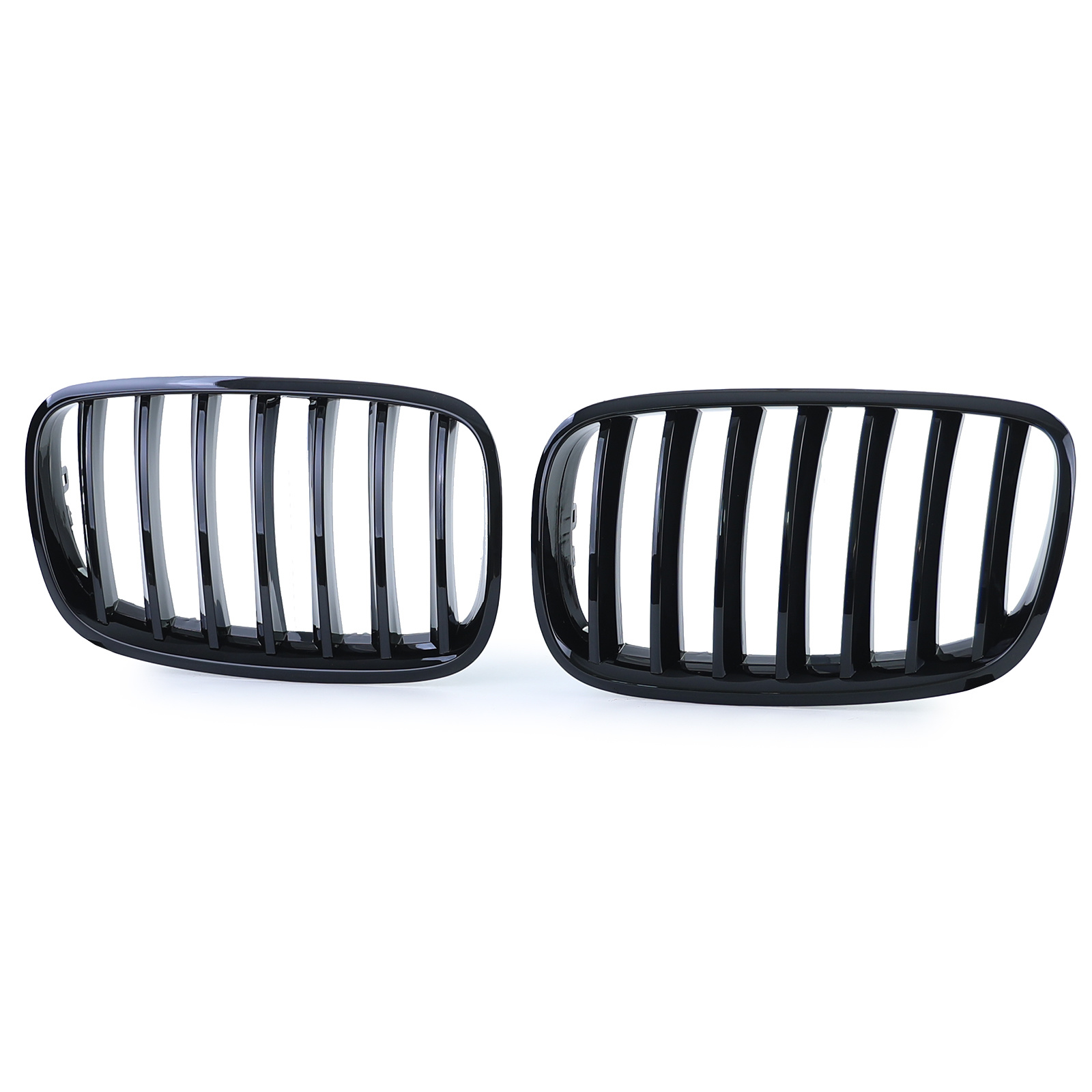 Autogrille - BMW X5 E70 X6 E71 06-13 - Zwarte Glans - Prestatie Optiek