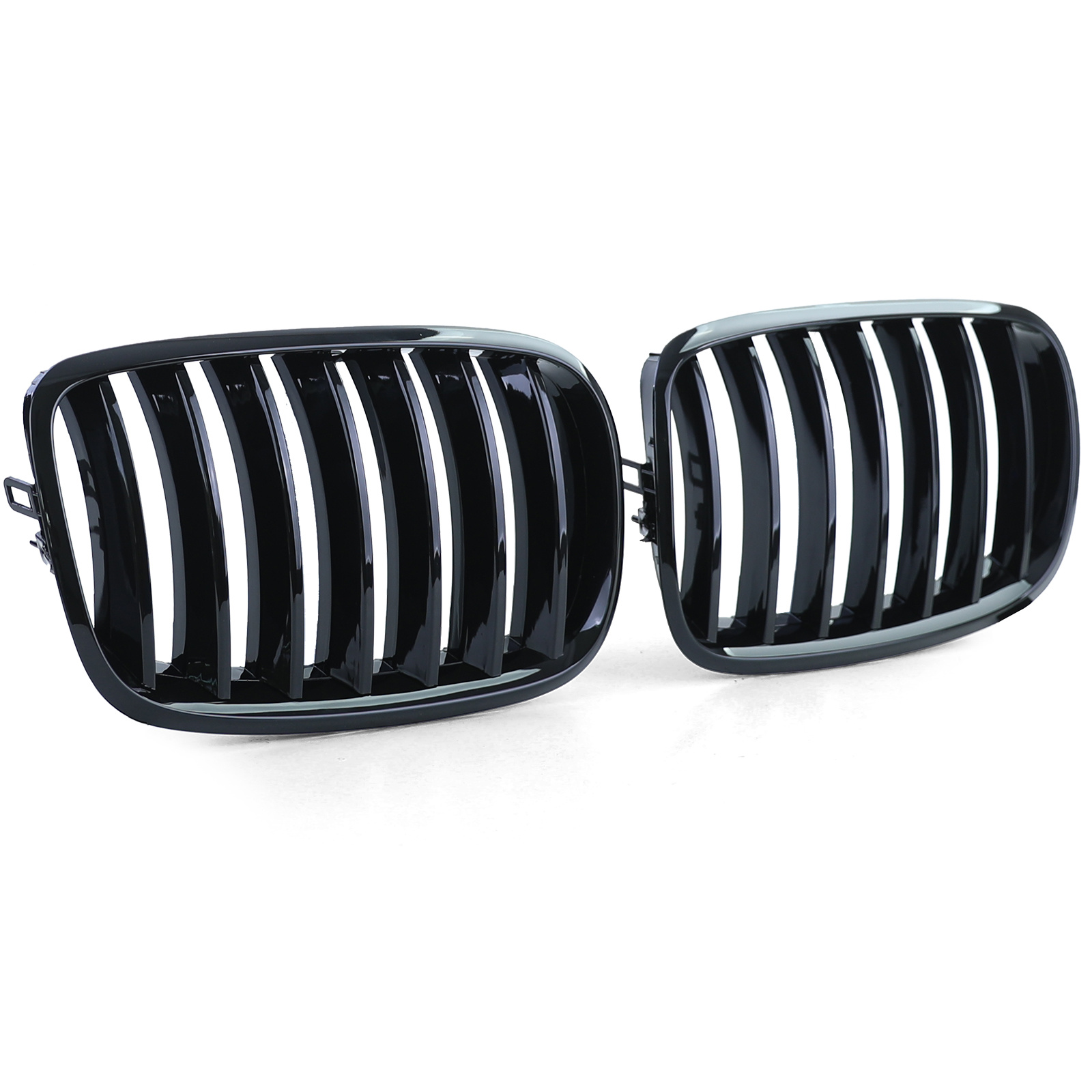 Autogrille - BMW X5 E70 X6 E71 06-13 - Zwarte Glans - Prestatie Optiek