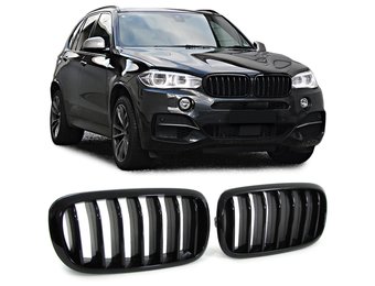 Autogrille - BMW X5 F15 X6 F16 13-19 - Sportieve look - Prestaties zwart glans