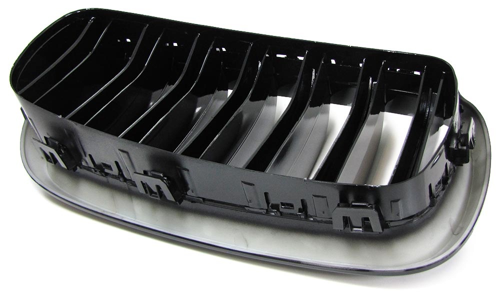 Autogrille geschikt voor BMW X5 F15 X6 F16 13-19 - Sportieve look - Prestaties zwart glans
