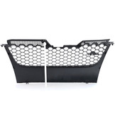 Honingraat grill geschikt voor VW Golf 5 GTI 03-09 - Zwart glans - Chromen strip