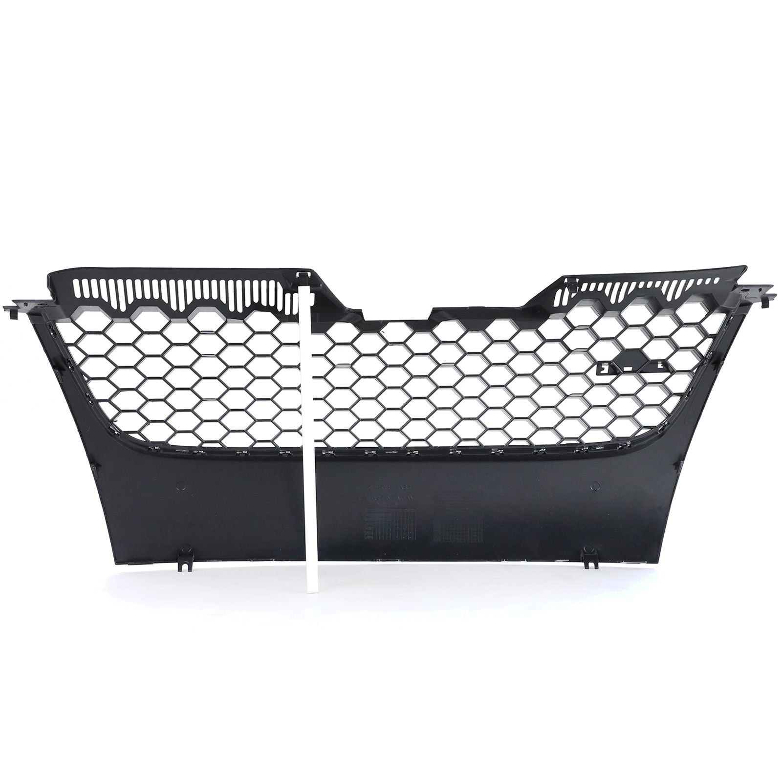 Honingraat grill geschikt voor VW Golf 5 GTI 03-09 - Zwart glans - Chromen strip