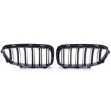 Radiateur grill - geschikt voor BMW 5 Serie F10 F11 10-17 - Dubbele stang - Zwart glans
