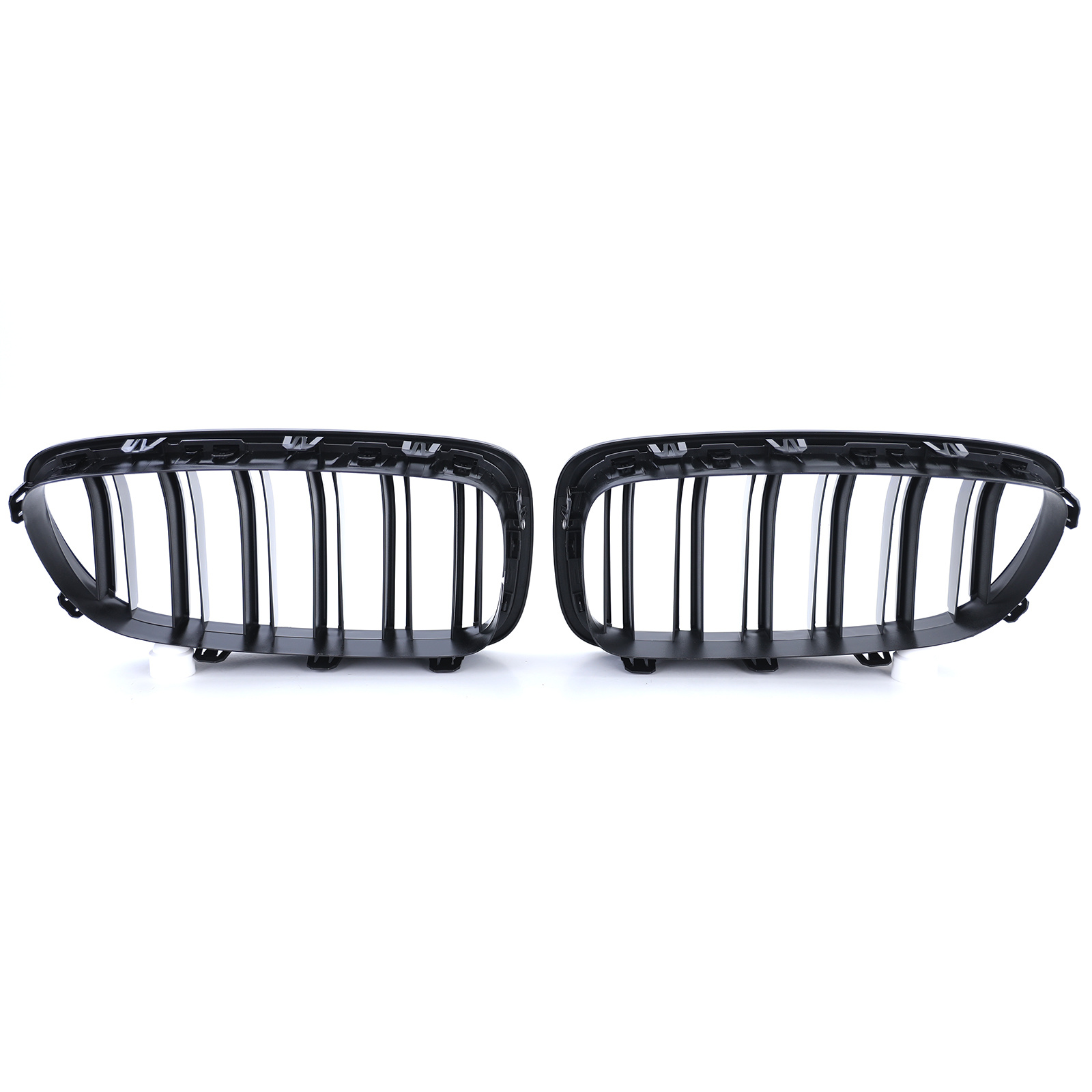 Radiateur grill - geschikt voor BMW 5 Serie F10 F11 10-17 - Dubbele stang - Zwart glans