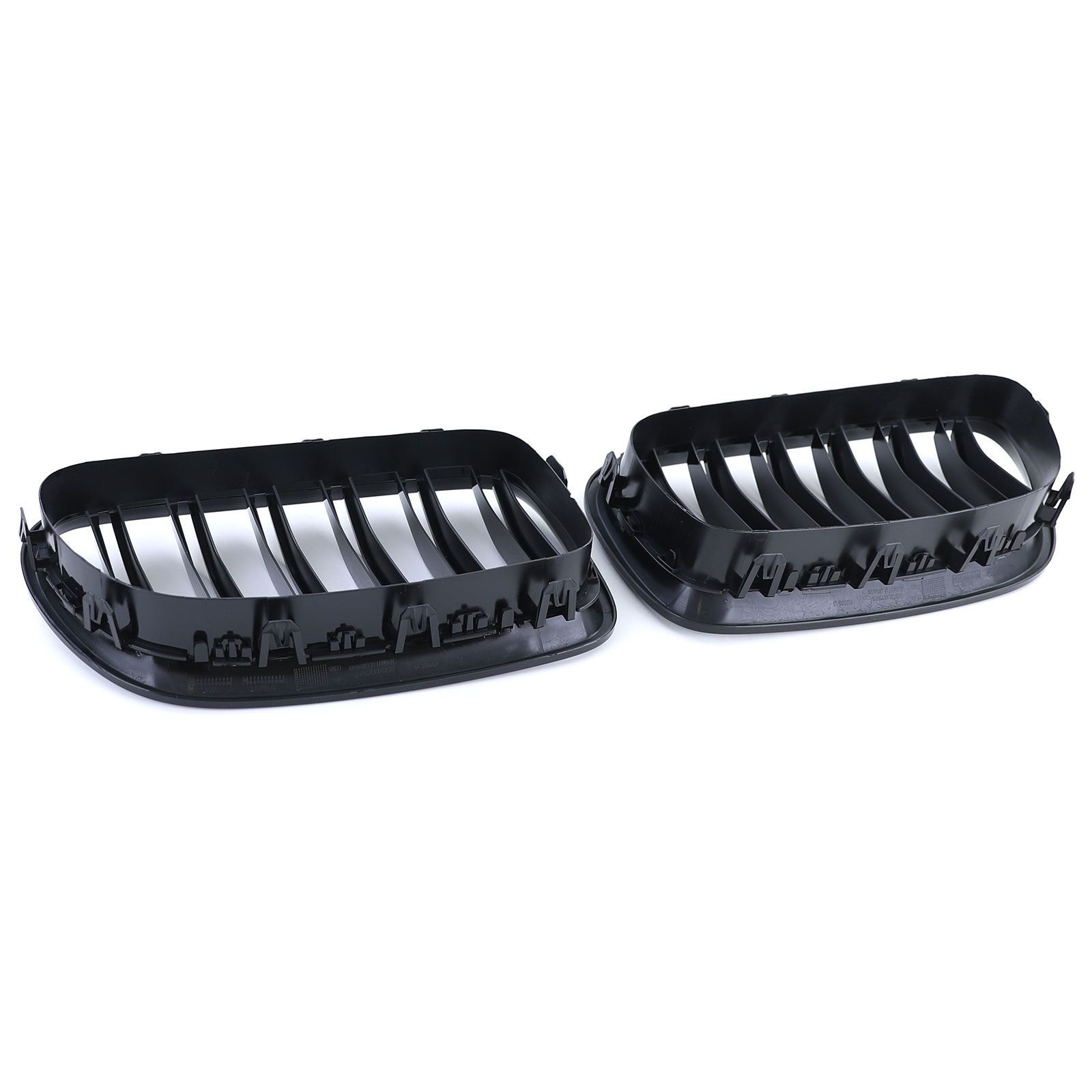 Radiateur grill - geschikt voor BMW 5 Serie F10 F11 10-17 - Dubbele stang - Zwart glans
