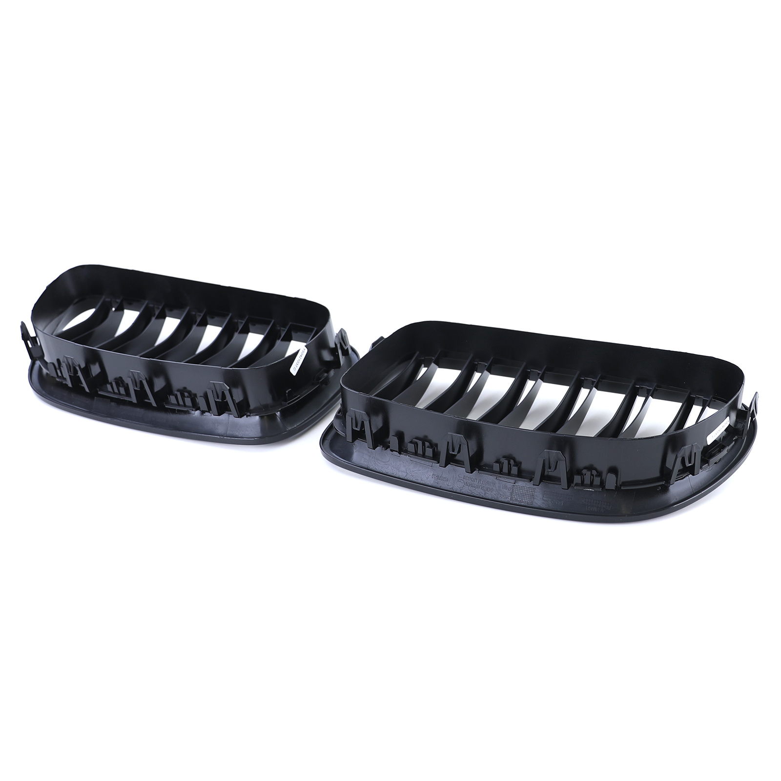 Radiateur grill - geschikt voor BMW 5 Serie F10 F11 10-17 - Dubbele stang - Zwart glans